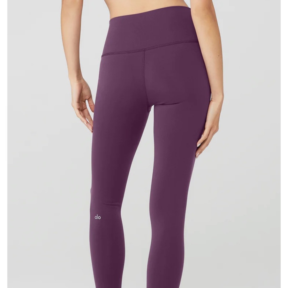 Alo high waist airbrush leggings [plum]